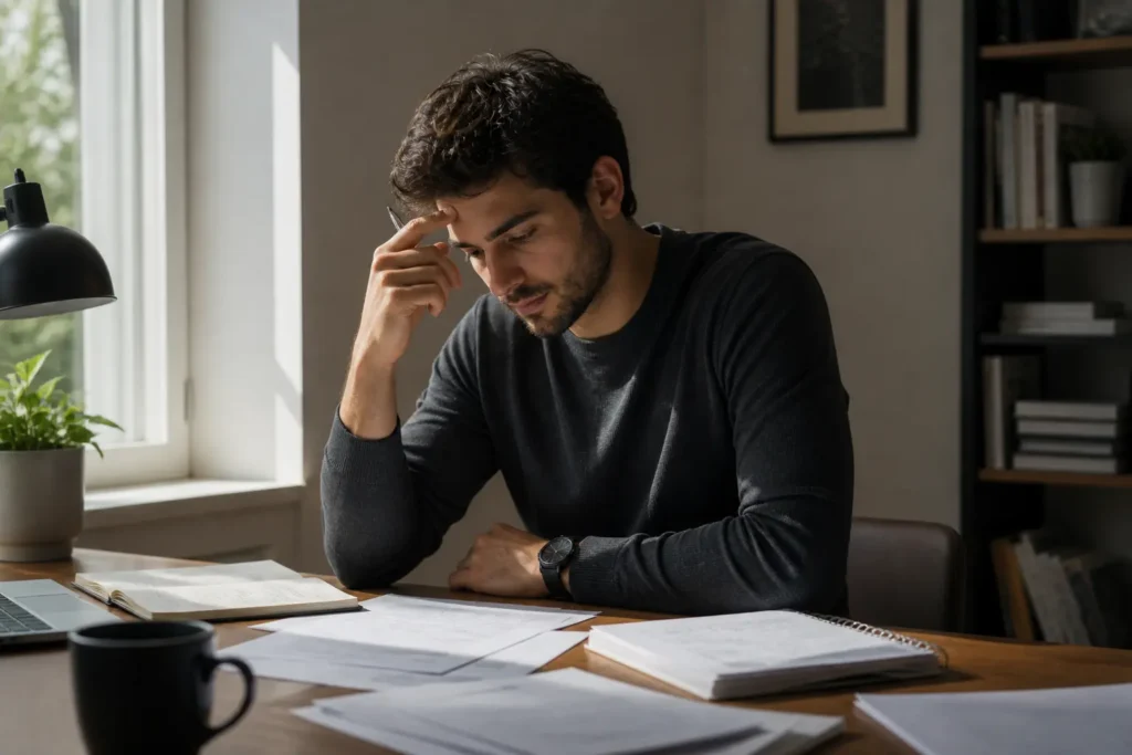 personal growth linked to overthinking and emotional processing