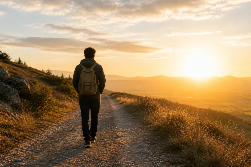 guilt and personal growth showing letting go and moving forward in life