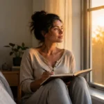 Daily affirmation helping build confidence and positive self-talk